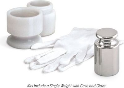 Rice 20 kg - 1 mg Calibration Weight, ASTM Class 0 (Kit with Case) Lake Weight Kit, 20kg ASTM Class 0 Density 7.95, Calibration Certificate Included