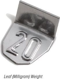 Rice 500 mg - 1 mg Calibration Weight, ASTM Class 1 Lake Weight, Leaf 500mg ASTM Class 1 SST Polished Density 7.95
