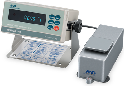 A&D A&D Weighing AD-4212A Series Analytical Balance Weighing AD-100 Analytical Balance, x 0.1mg Indicator And Weighing Module Set, RS-232C, adapter
