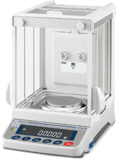 A&D Weighing Apollo GX-124A Analytical Balance, 120g x 0.0001g, Internal Cal, 120VAC # 200330