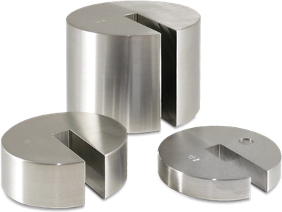Rice ASTM Specialty Calibration Stainless Steel Slotted Calibration Weights Lake Weight, Hanger 5lb SST 4.0 DIA x 37-1/4 H 500lb CAP ASTM Class 7