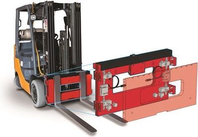 Rice CLS Series Class III Forklift Scale Lake Scale PKG, CLS-680, 8000lb Capacity, Class III, 38", Wired, 9-36VDC, WiFi/WPAN, RAM Mount, Mode 609, 8000x5lb, (not NTEP approved)