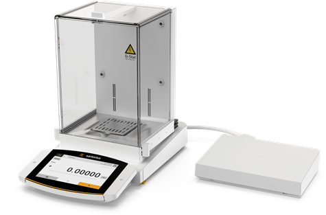 Sartorius Cubis II Balance MCA125P-2S00-U, 60g/120g x 0.01/0.1mg, Color TFT Touch Display, Automatic Leveling, 100-240V Pwr Supply # 195803