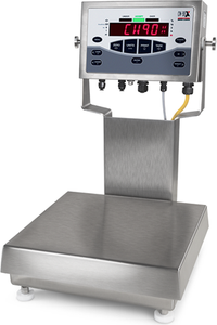 Rice CW-90X Over/Under Washdown Checkweigher Lake CKWGHER, CW90X 10x10 5 lb/2.5 kg with 12 inch column 115VAC SST