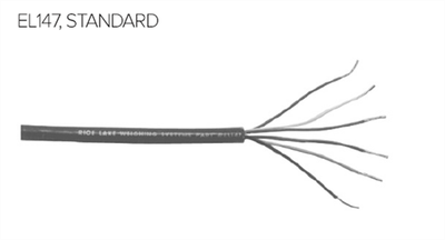 Rice EL147, 6 Wire Load Cell Cable Lake Cable, Load Cell 100ft EL147 6-Conductor UL, CSA, c UL approved