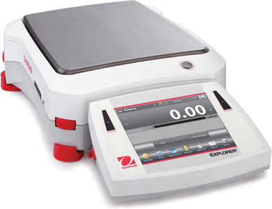 OHAUS Explorer Series, OHAUS Precision Balance Explorer EX223 Toploader Balance, g x 0.001 g, 120-240 VAC AC Adapter US Power Cord