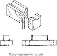 Fairbanks Fairbanks Repair Parts for Motor Truck Scales, Holman Type Steel Pipe Lever Scale Parts Scales Pivot, 1/2x1/2x6 Steel