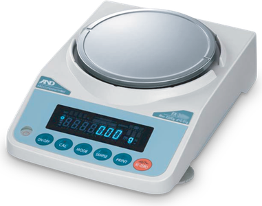 A&D FX-iWP Series, A&D Weighing Precision Washdown Balance Weighing FX-120iWP Toploader Balance, x 0., Waterproof, IP-65, adapter