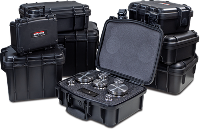 Rice Industrial Weight Cases Lake Weight Case, Heavy Duty 9.5x12.63x4.75 Top=1.2 Deep Base=3.5 Deep w/ foam
