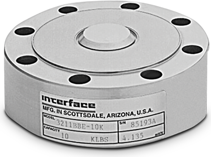 Interface® 3200 Series Stainless Steel, Compression Disk Load Cell