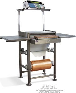 Rice Ishida Uni-3RP Remote Scale Base Lake Retail Scale, Uni-3L1i Bench, with remote scale base, 0-15x0.005lb, 15-30x0.01lb Ishida