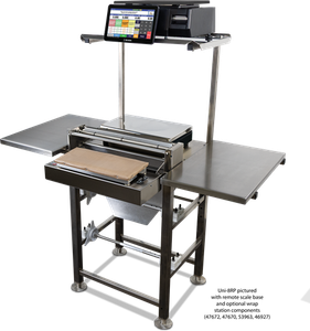 Rice Lake Retail Scale, Uni-8 RP, Remote scale platter, 2.4 GHz/5 Ghz Wi-Fi, 10.1 inch operator screen, PC based 15x.005/30x0.1lb 115VAC Ishida
