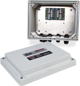 Rice JB4SP and JB4SPT TuffSeal Signal Trim Junction Box Lake J-Box, JB4SP 4 Channel Signal Trim with Expansion, Polycarbonite Nema 4 FM Approved