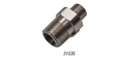 Rice Load Cell Conduit Adapters Lake Adapter, Conduit SST 3/8-24UNF Thread Nipple