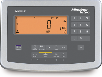 Minebea Intec Midrics® 1 and 2 Series Digital Weight Indicator