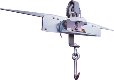 Rice MS200 Portable Monorail Scale Lake Scale, Monorail MS200HB Portable 750x.5 lb NTEP III 1.5, Electroless Nickel Plated Mild Steel, Compatible with both 3/8" and 1/2" rails.