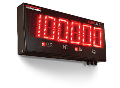 Rice MSI Scoreboards Wireless RF Lake Display, LaserLight2 4-IN W/Tilt, Bracket Assembly