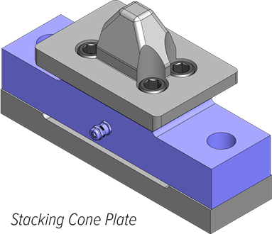 Rice Lake Kit, Stacking Cone, 25K LC, bearing plate and hardware. # 188542