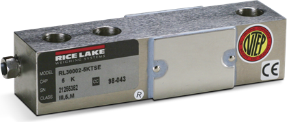 Rice Lake RL30002 Thru Hole, Alloy Steel, Single-ended Beam Load Cell