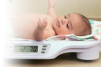 Rice RL-DBS Digital Baby Scale Lake Scale, RL-DBS 44lb x 0.5oz (20kg x ) with AC Adapter and 4 AA Alkaline batteries and measuring tape