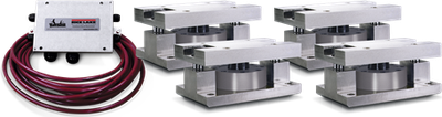 Rice RL2200SS Series Stainless Steel Weigh Module Lake Mount Assembly, RL2200-2.5k 2,500lb SST mount with RL2200SS-2.5k Load Cell