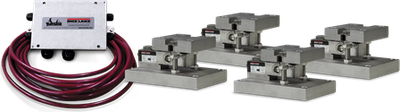 Rice RLTM Stainless Steel Weigh Module Kit Lake Mount Assembly, RLTM-500lb 500lb Tank Weigh Module Stainless Steel Incl RL32018S-T Load Cell