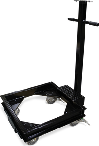 Rice RoughDeck HP Caster Portability Frame Lake Caster Portability Frame Roughdeck 2.5 x 2.5 mild steel 1K to 5K Two rigid forged steel caster on the front, Two swivel forged steel casters with lock on the back