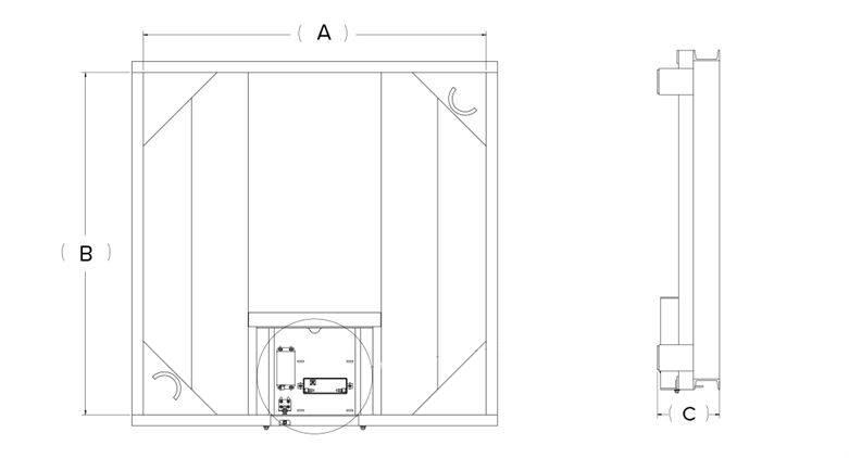 RoughDeck® HP Forklift SENDit Portability Frame, NTEP