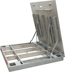 Rice RoughDeck QC-X Quick Clean Extreme Solid Base Plate Floor Scale Lake Scale, Roughdeck QC-X 4x4HPQC-X-5K 4ftx4ftx4-5/8 5000lb 30ft Cable Diamond Top Plate