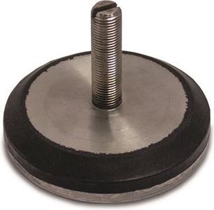 Rice Surefoot Lake Foot, Floor Scale SUREFOOT 1/2-20NFx3.47DIAx2.62 SST stem and Neoprene Rubber bottom