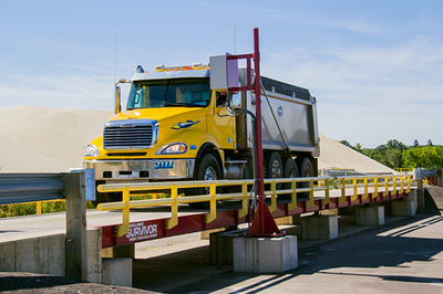 Rice SURVIVOR OTR Concrete Deck Truck Scale Lake Truck Scale, 24x10 OTR C Concrete Deck SURVIVOR OTR Model EZ2410-SC-60-OTR 100,000lb CLC,000lb Capacity, 2-Section