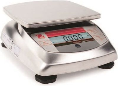 OHAUS Valor 3000 Xtreme Series, OHAUS Non-Washdown Toploader Balance Scale, V31XH202 Compact, Valor 3000 Xtreme, x 0., 120VAC adapter
