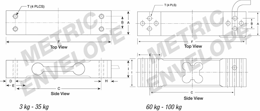VPG® Celtron® LPS Aluminum, Single Point Load Cell