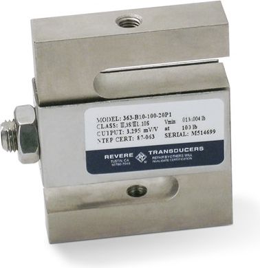 VPG Revere Load Cell, SBM 363-B10- 1.5K-20P1 1500lb 20ft 3mv/v 350 Ohm NTEP IIIL 10S FM WW RTI # 21469