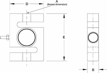 VPG® Sensortronics® 60063 Stainless Steel, S-beam Load Cell