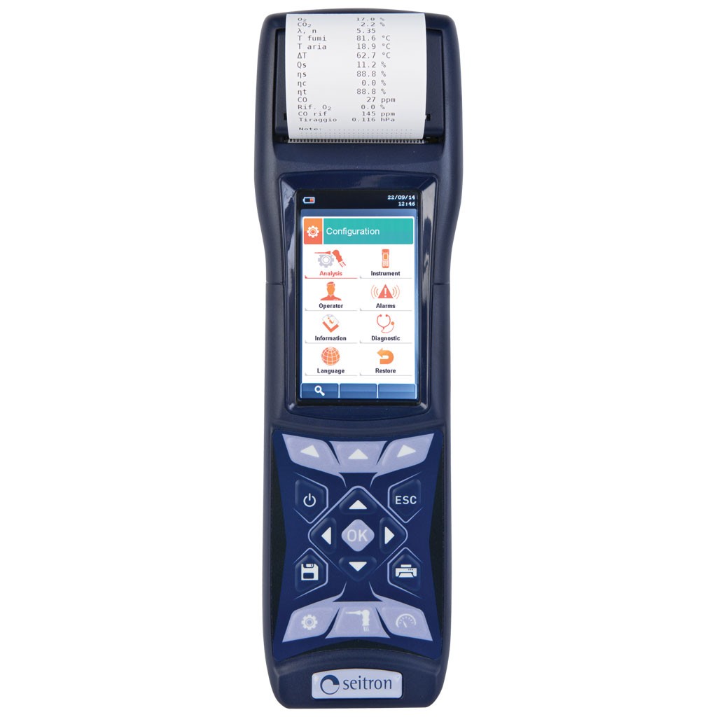 Seitron S6000 portable industrial emissions analyzer