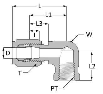 SSP a-Bite # 4 x 1/8 Female Pipe # AM4FE