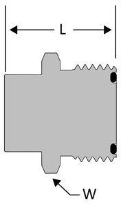 SSP Face Seal Blank Body # 4 # P4BB