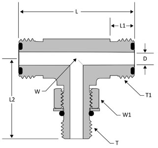 SSP P4-4-4GBT 316SS Body Only # P4-4-4GBT