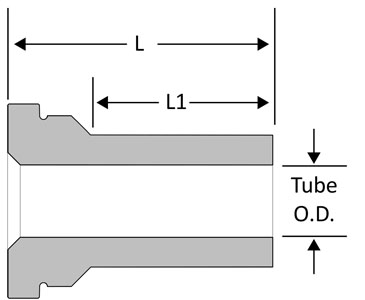 SSP Face Seal Male Tailpiece # 4 # P4MS