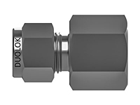 SSP Duolok Metric 316SS Female Connector 22mm Tube x 1/2in. ISO Parallel # ISSDM22FCRG8