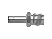SSP Duolok Metric 316SS Male Adapter 10mm Tube Stub x 3/8in. NPT # ISSDM10MA6