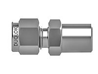SSP Duolok Steel Male Pipe Weld Connector 1" Tube x 1" Male Pipe Weld # ISD16MPWC16
