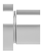 SSP Threaded Piece, Blank Body 1/4" # Q1004T-0-L