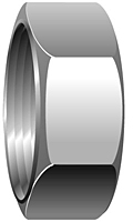 SSP Unilok Bulkhead Lock Nut #4 # ISSU4BN