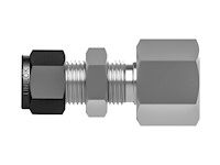 SSP Unilok Brass Bulkhead Female Connector 1/2" Tube x 1/2" NPT # IBU8BFC8