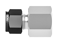 SSP Unilok Steel Female Connector 3/8" Tube x 1/4" NPT # ISU6FC4