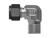 SSP Unilok 316SS Male Elbow 1/4" Tube x 1/8in. ISO Parallel # ISSU4MERS2