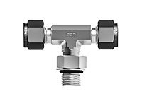 SSP Unilok 316SS Male Branch Tee 3/8" Tube x 9/16-18 Straight Thread # ISSU6MBTST6