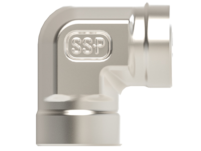 SSP TruFit 316SS Female Connector 1/4" Tube Socket Weld x 1/4" NPT # ISST4TSFE4